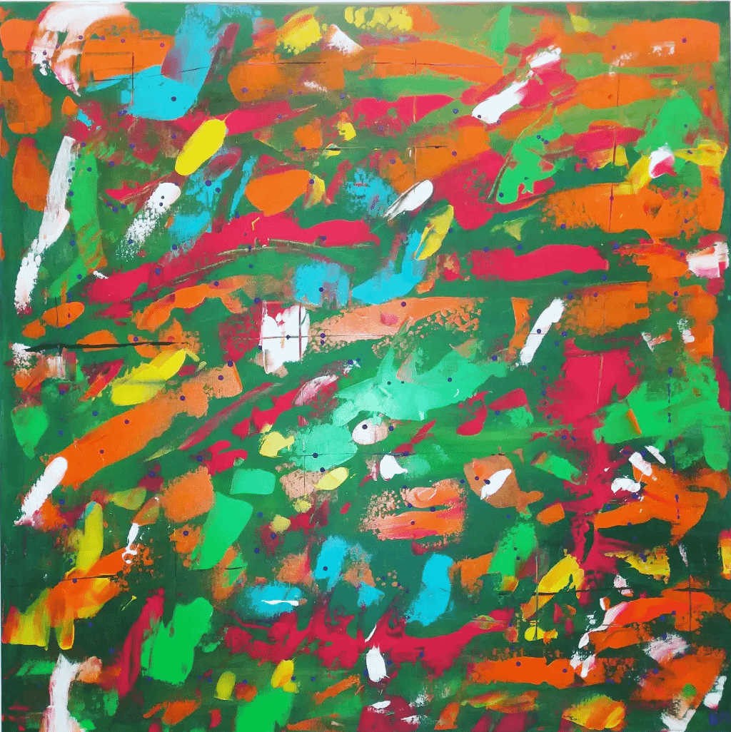 2022_ColorfulMess_Acrylfarbe auf Leinwand 80cmx80cm00001